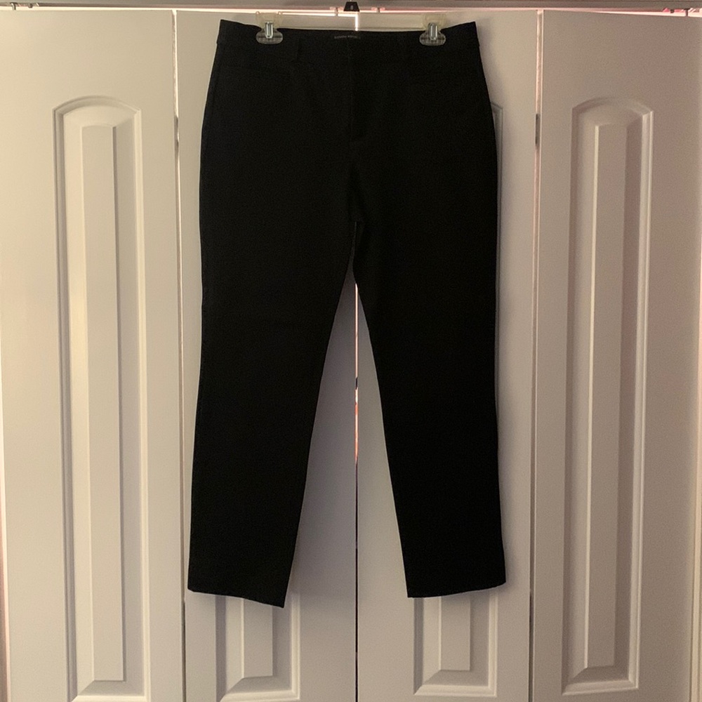 Banana Republic black Sloan curvy fit ankle pant